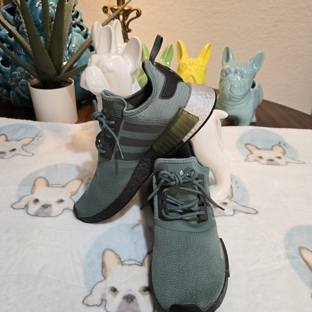 adidas Green and Black Sneakers